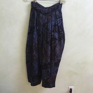 Vintage Silk Harem Pant
